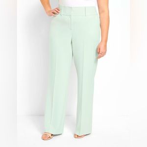 NWT, Lane Bryant, Size 24W, Perfect Drape Wide Leg Pant, Sea Foam Blue